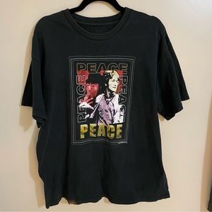 Authentic mystic marquee rare vintage 1985 john lennon peace graphic band tee,
